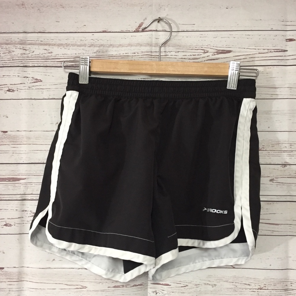 Brooks Womens Black Running Shorts Active XS